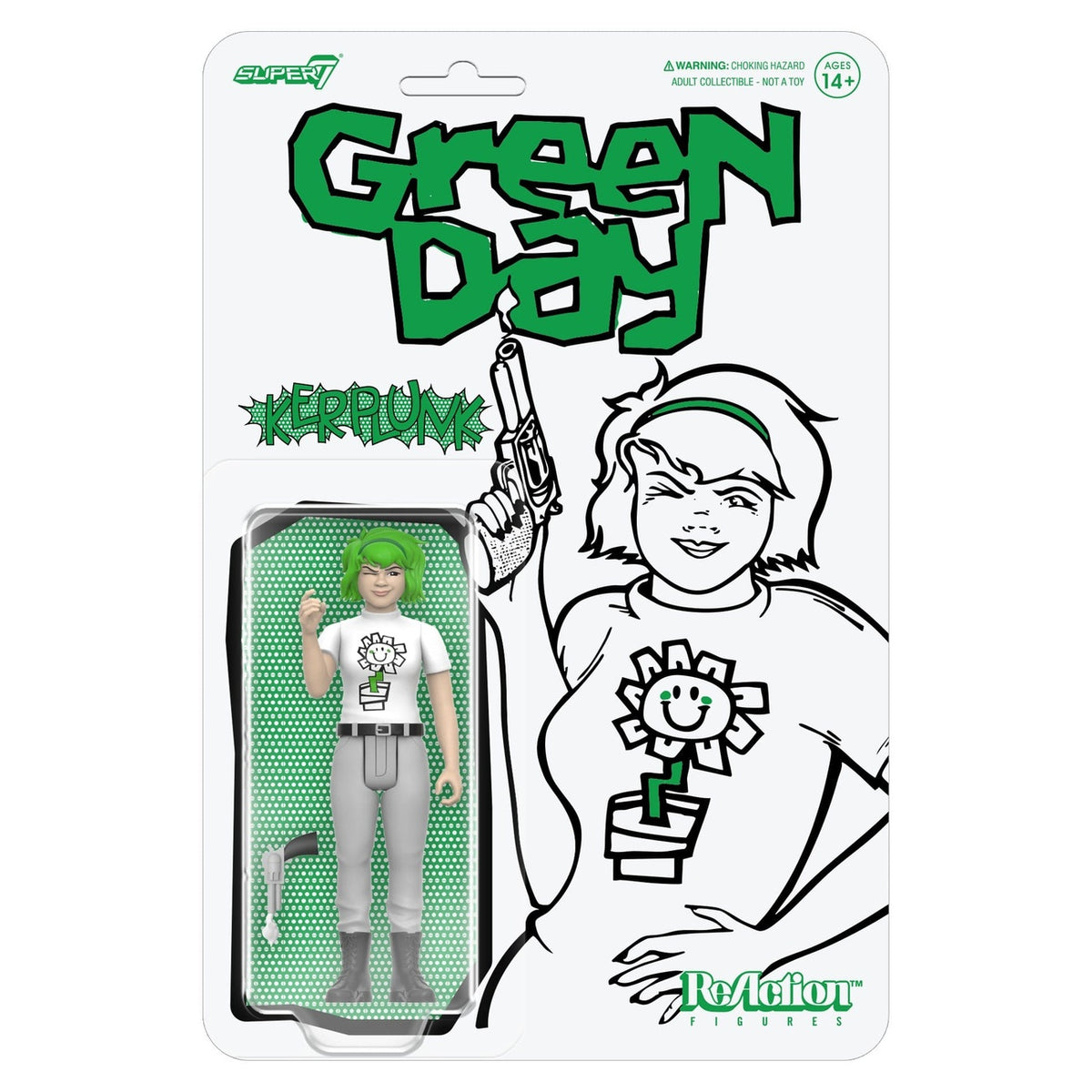 Imagen del producto Green Day Figura de acción ReAction Kerplunk Girl