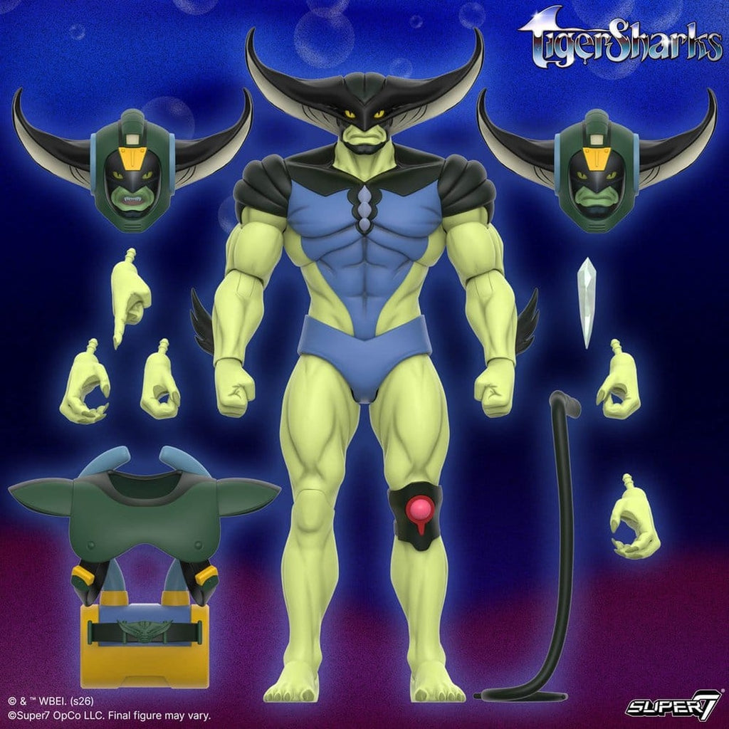 Imagen del producto Figura de acción T-Ray 18 cm TigerSharks Ultimates Wave 01