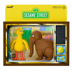 Imagen del producto Barrio Sésamo figuras de acción ReAction pack de 2 Big Bird y Mr. Snuffleupagus 10 cm