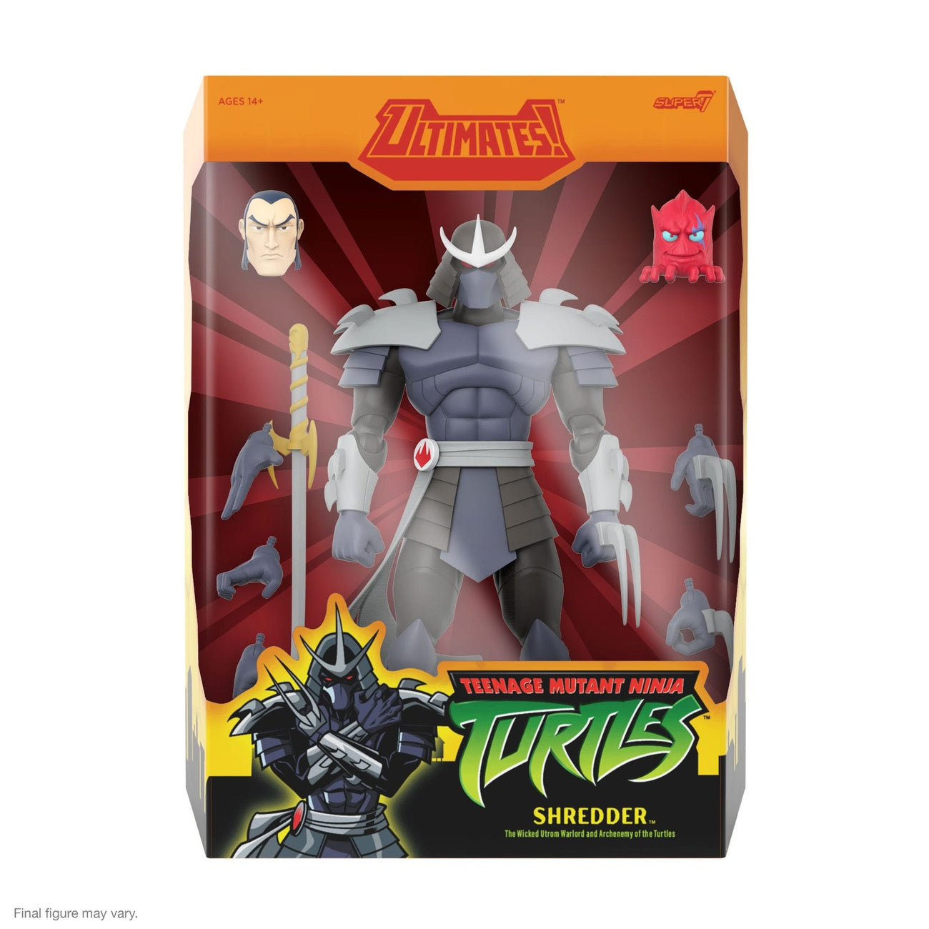 Imagen del producto Teenage Mutant Ninja Turtles Ultimates figura de acción Wave 13 Shredder 18 cm