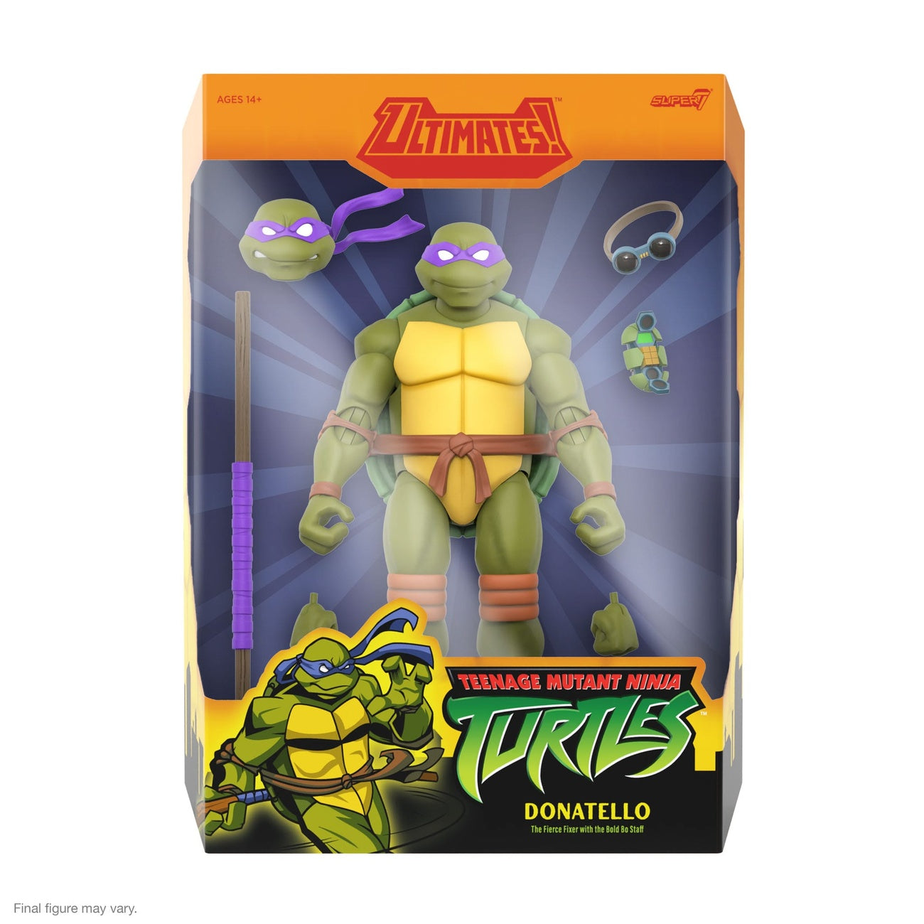 Imagen del producto Teenage Mutant Ninja Turtles Ultimates Figura de acción Wave 12 Donatello 18 cm
