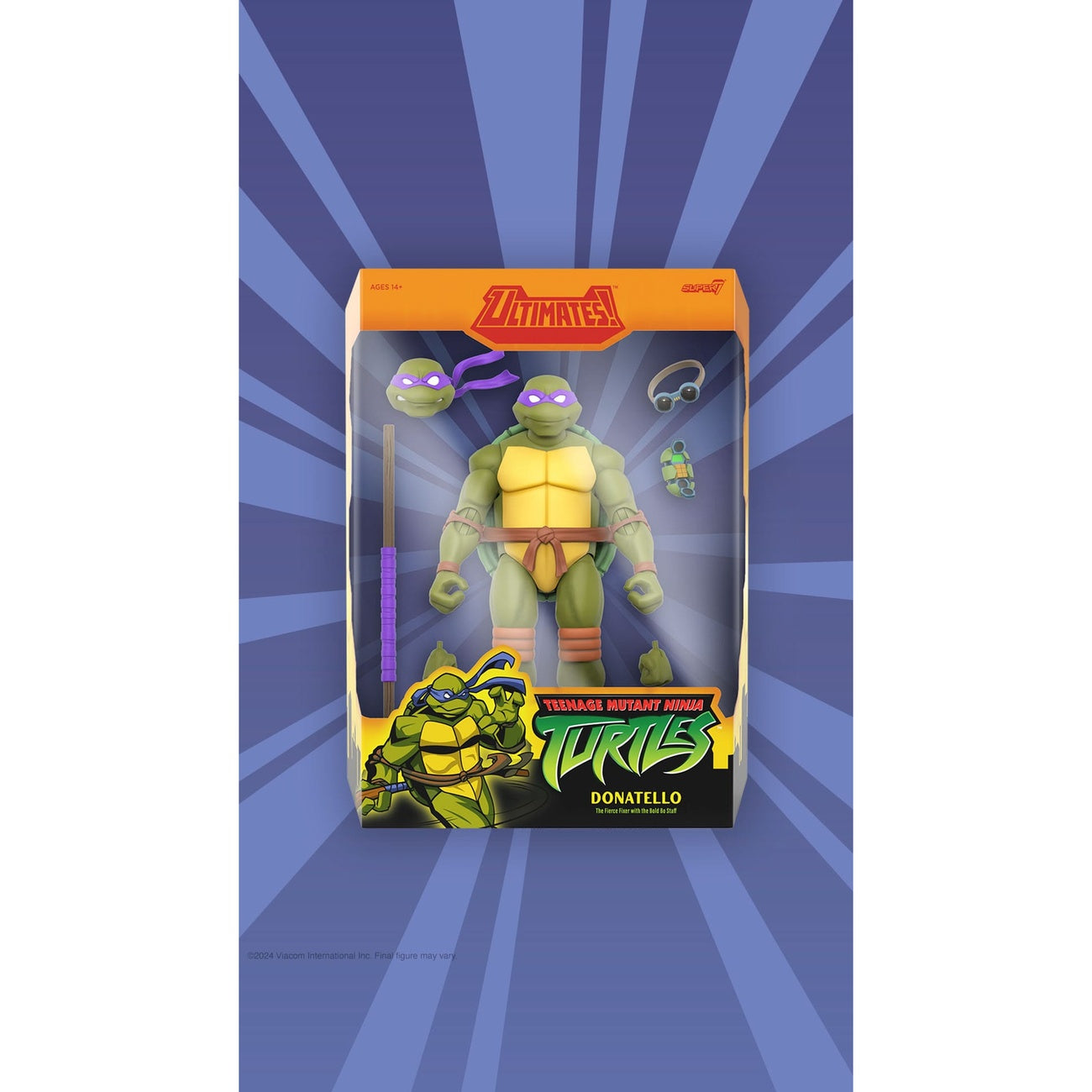 Imagen del producto Teenage Mutant Ninja Turtles Ultimates Figura de acción Wave 12 Donatello 18 cm