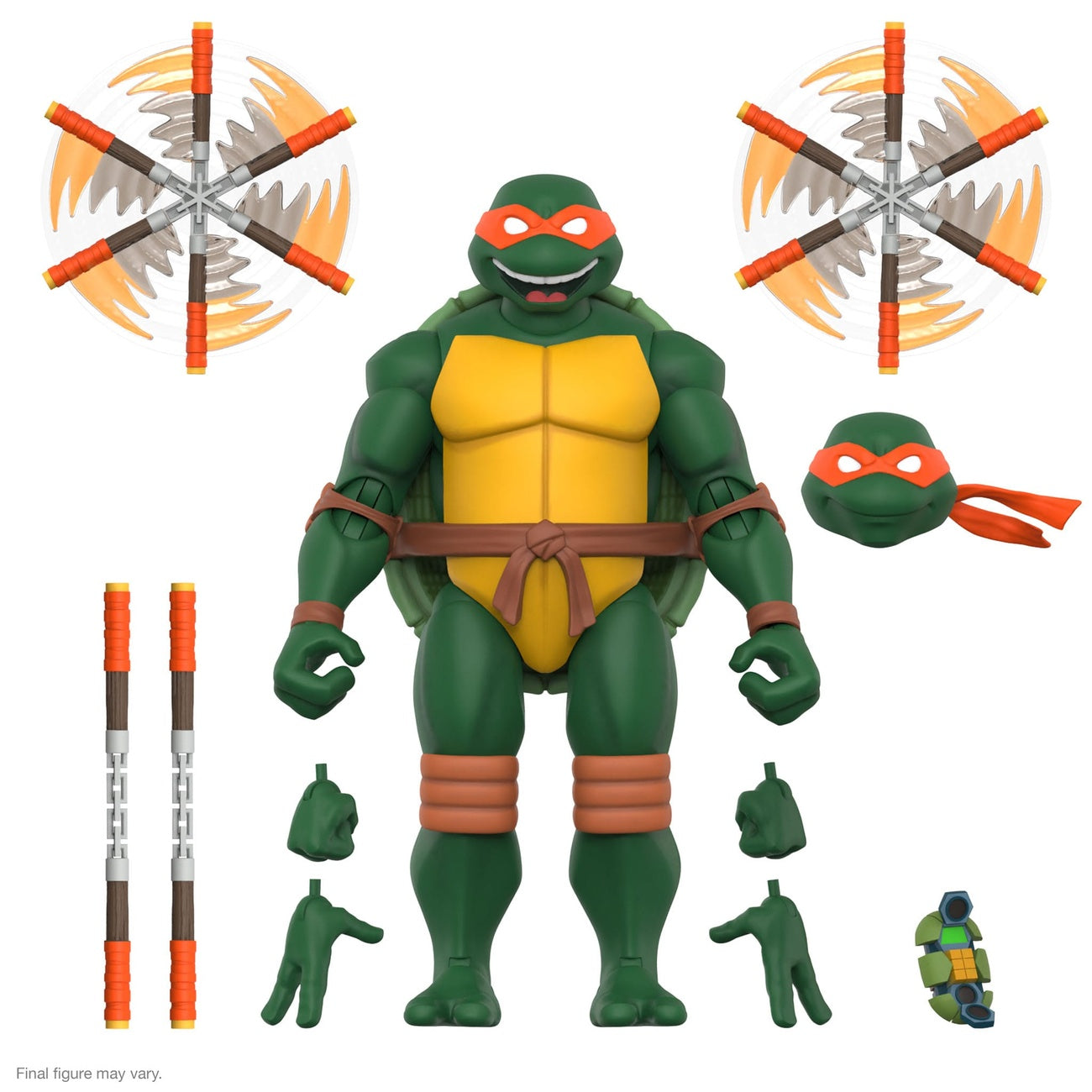 Imagen del producto Teenage Mutant Ninja Turtles Ultimates figura de acción Wave 12 Michelangelo 18 cm