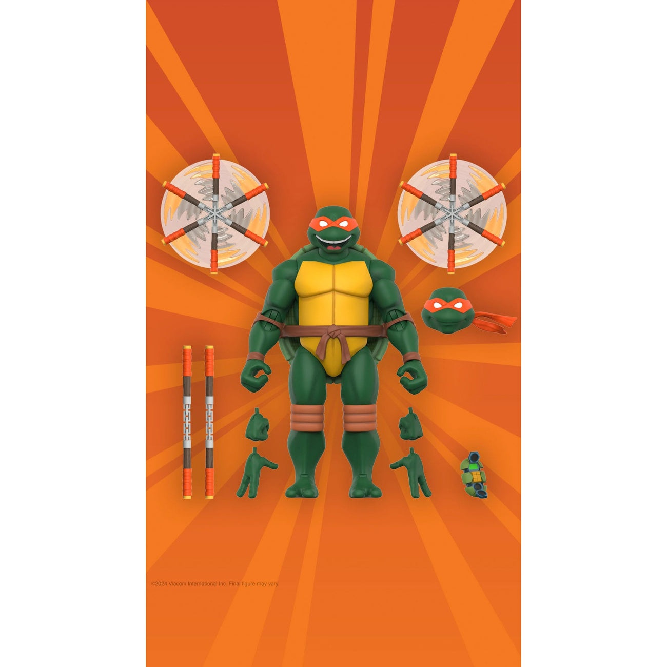 Imagen del producto Teenage Mutant Ninja Turtles Ultimates figura de acción Wave 12 Michelangelo 18 cm