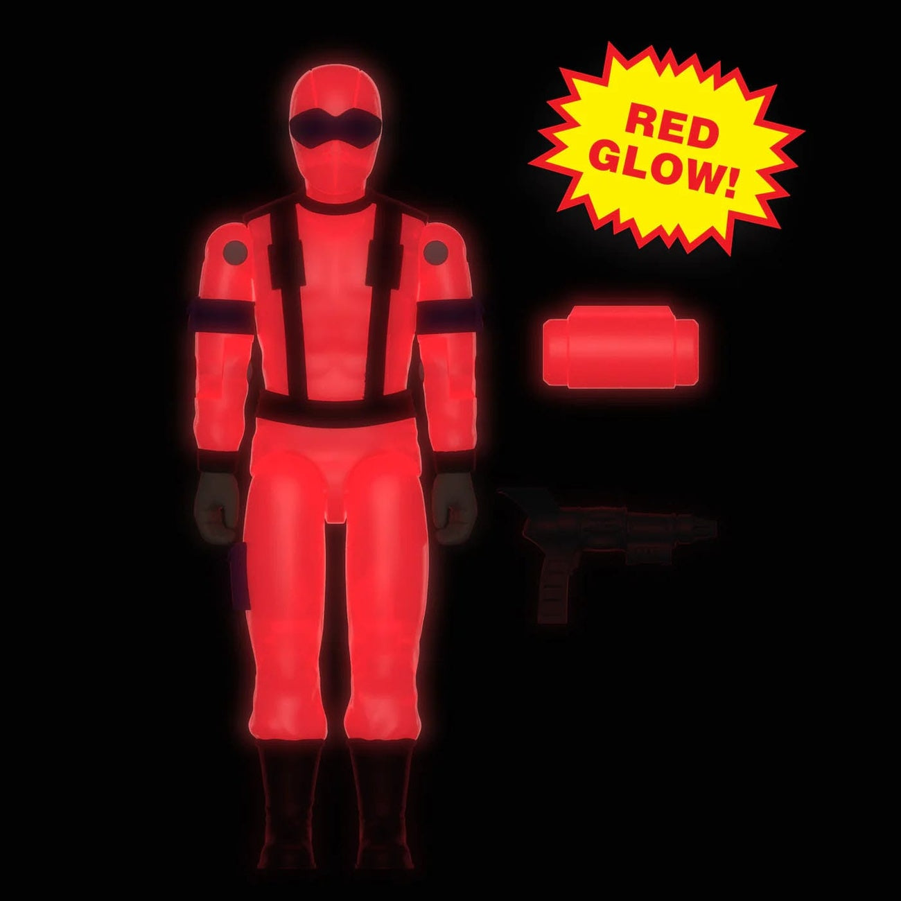 Imagen del producto GI Joe ReAction+ figura de acción Wave 06 Snake Eyes (Red Glow, Crystal Poison) 10 cm