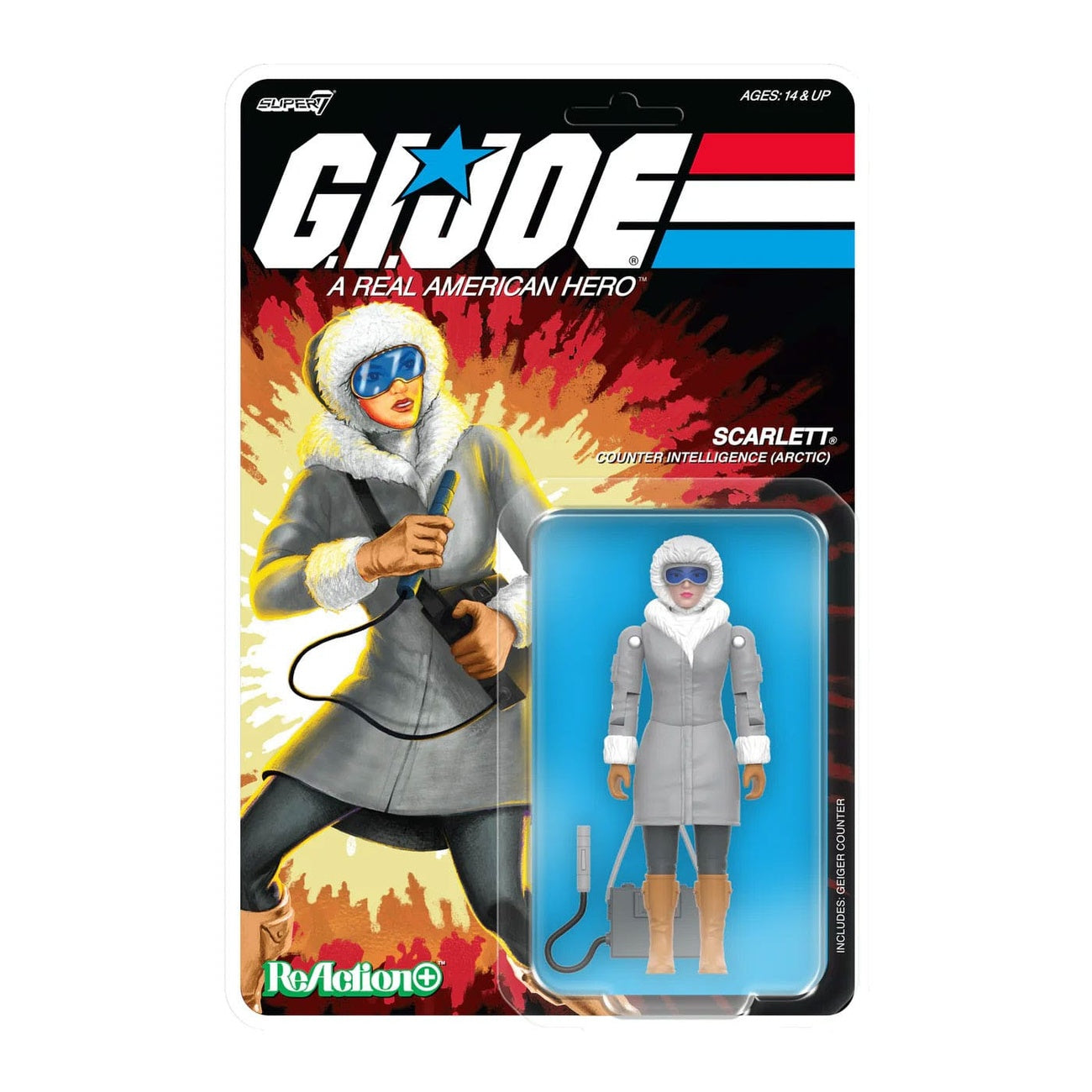 Imagen del producto GI Joe ReAction+ Figura de acción Wave 06 Arctic Scarlett 10 cm