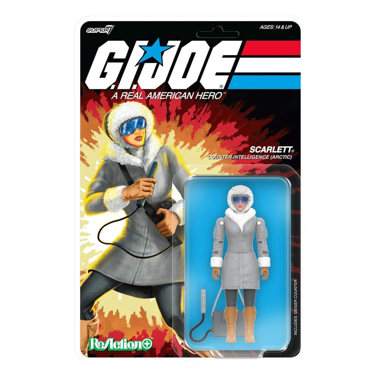 Imagen del producto GI Joe ReAction+ Figura de acción Wave 06 Arctic Scarlett 10 cm
