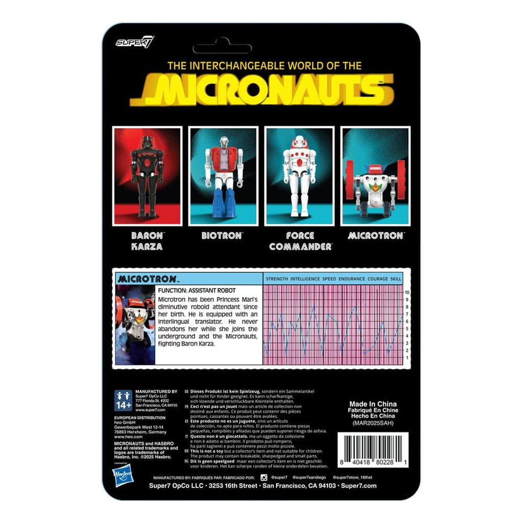 Product image Micronauts ReAction+ Action Figure Wave 02 Microtron 9 cm