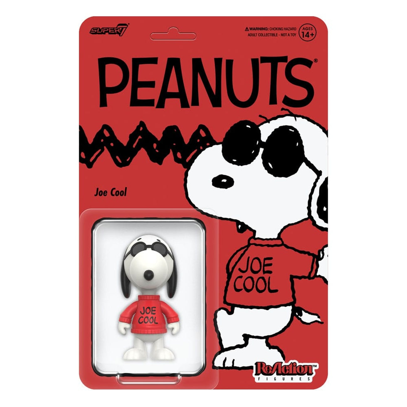 Imagen del producto Peanuts figura de acción ReAction Wave 8 Joe Cool 9 cm