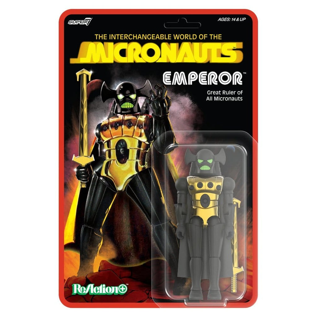 Imagen del producto Micronauts ReAction+ figura de acción Wave 03 Emperor 10 cm