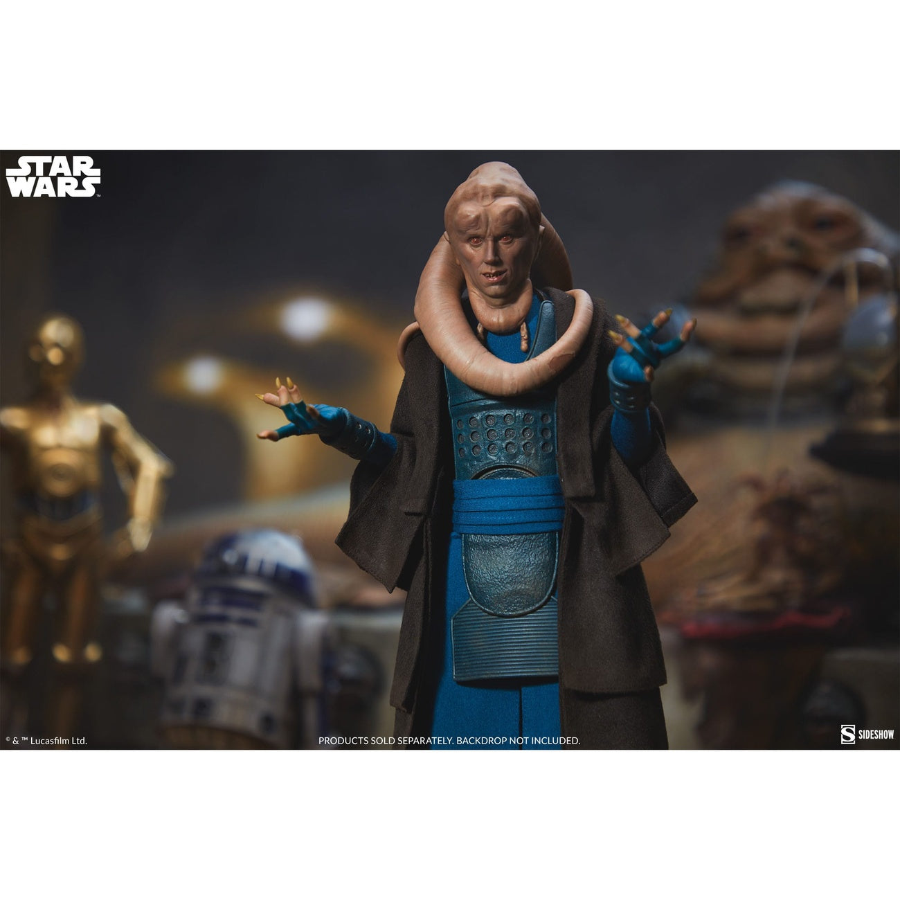 Imagen del producto El Retorno del Jedi Figura de acción 1/6 Bib Fortuna 32 cm