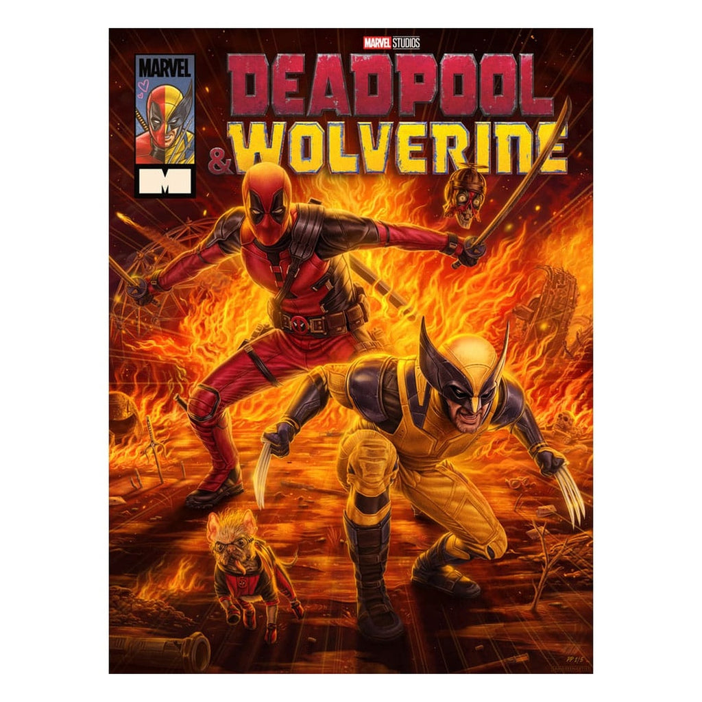 Imagen del producto Marvel Lámina artística Deadpool & Wolverine 46 x 61 cm – sin marco