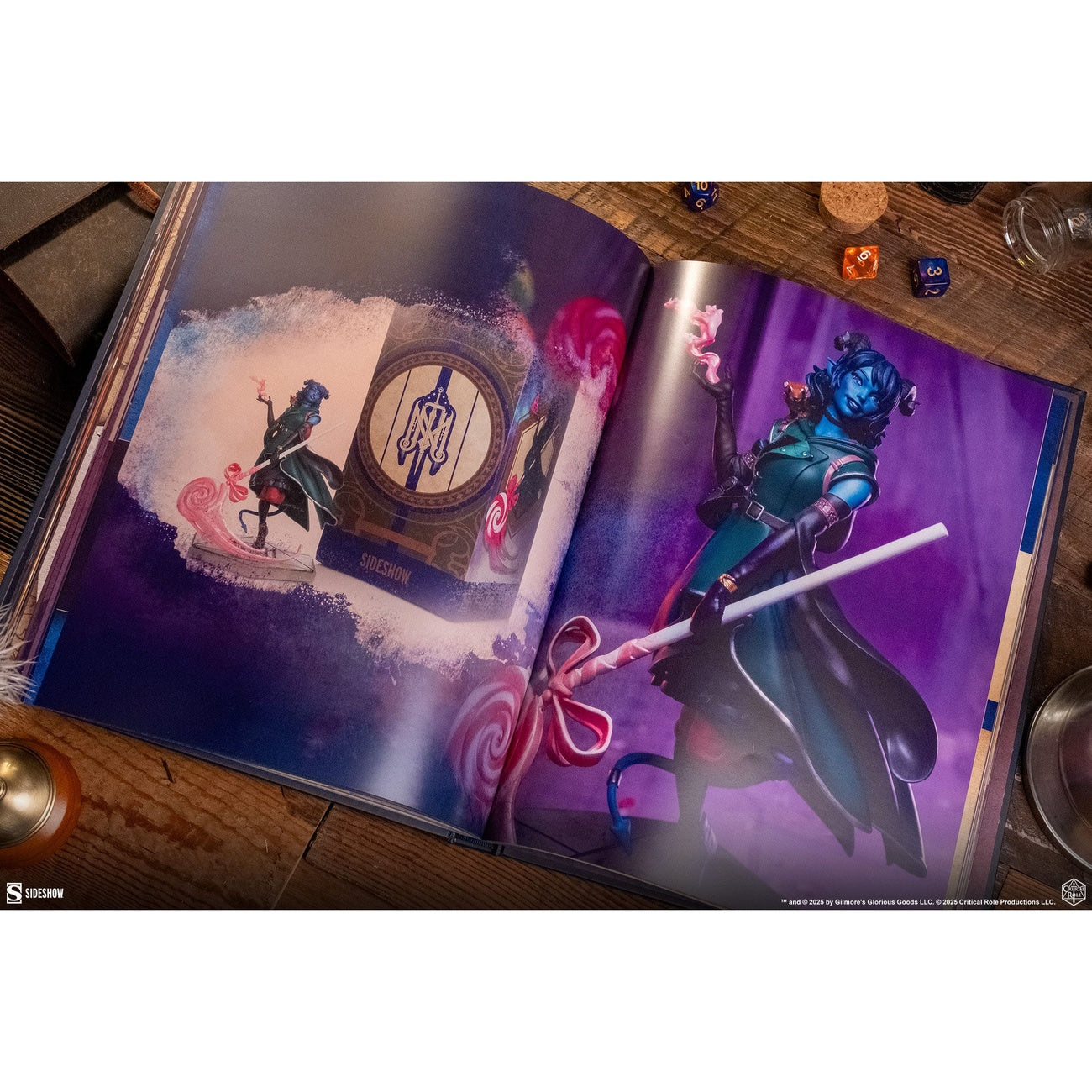 Imagen del producto Libro Sideshow Collectibles A Decade of Destiny: The Critical Role Collection de Sideshow *Versión en inglés*