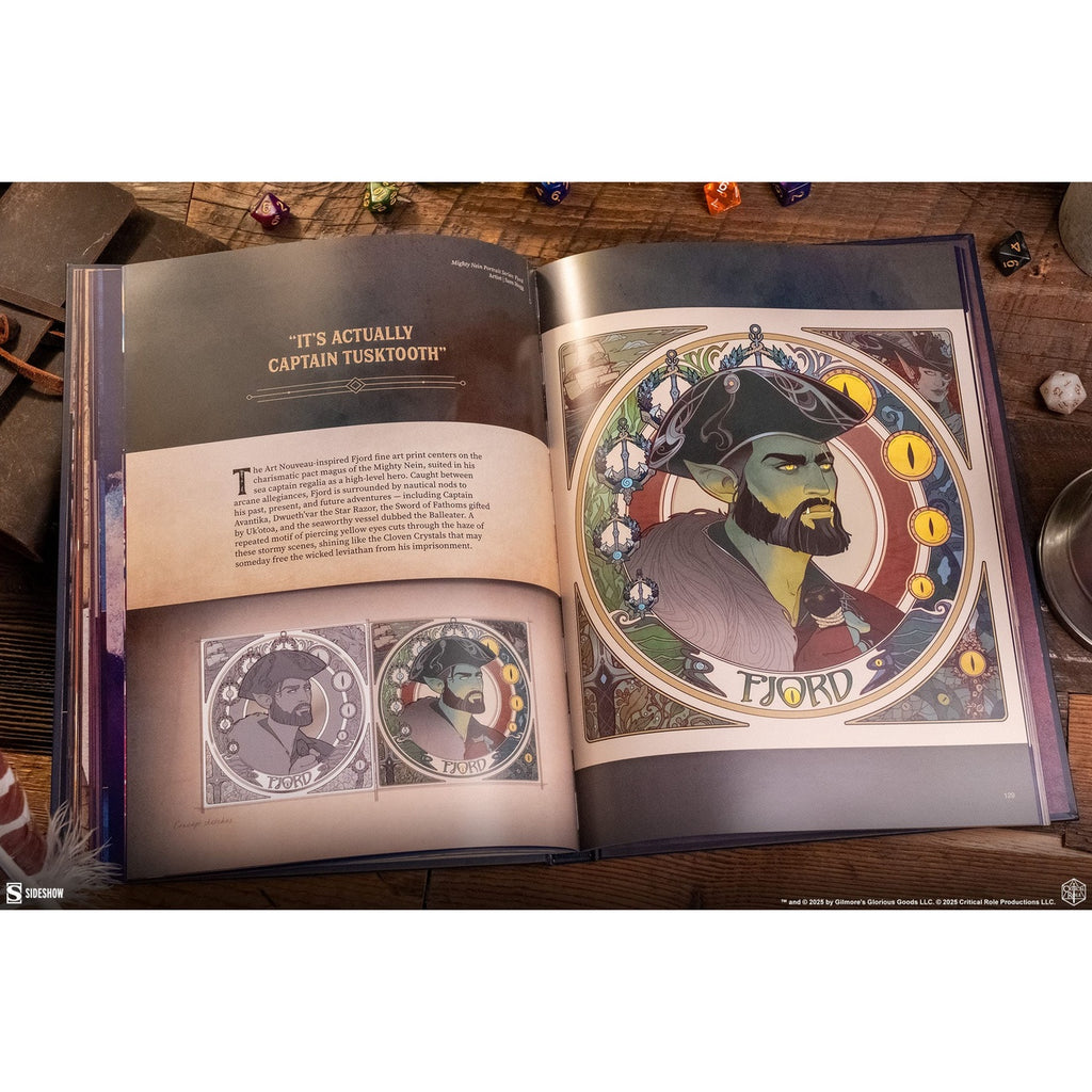 Imagen del producto Libro Sideshow Collectibles A Decade of Destiny: The Critical Role Collection de Sideshow *Versión en inglés*