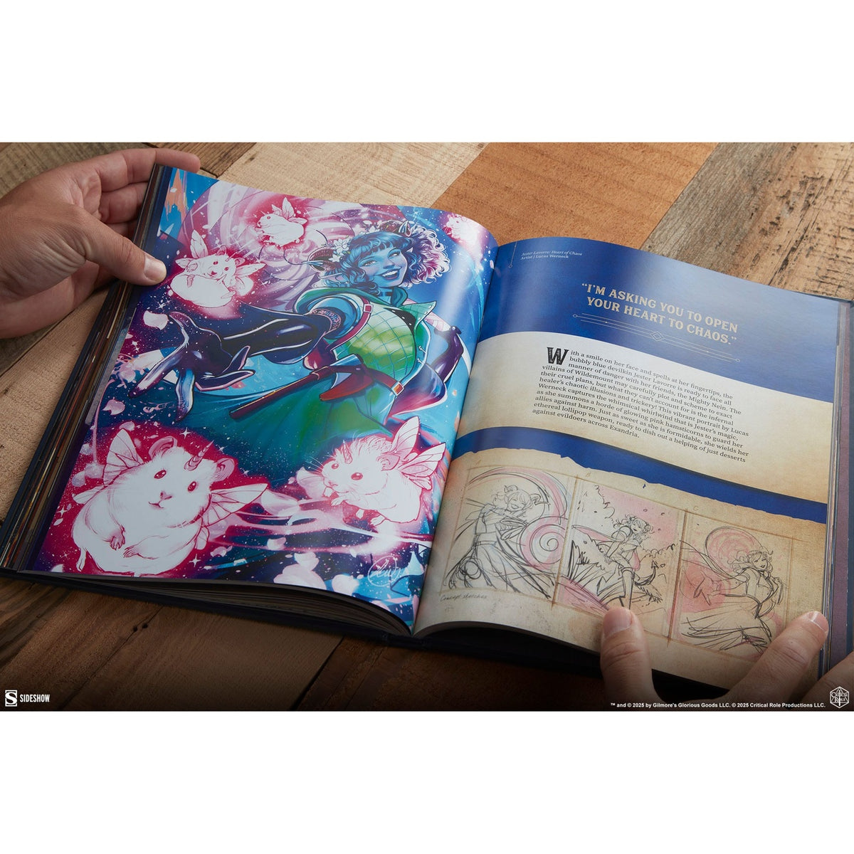 Imagen del producto Libro Sideshow Collectibles A Decade of Destiny: The Critical Role Collection de Sideshow *Versión en inglés*