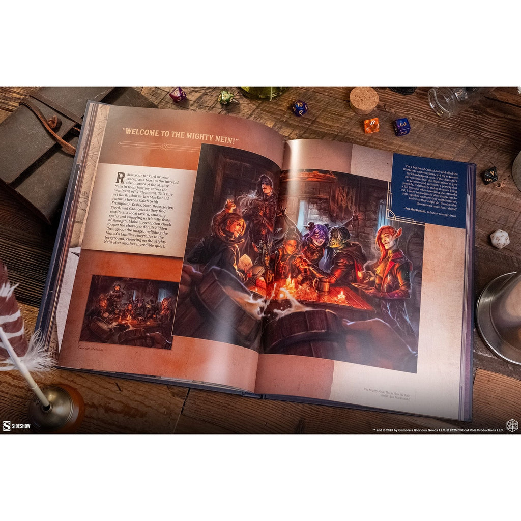 Imagen del producto Libro Sideshow Collectibles A Decade of Destiny: The Critical Role Collection de Sideshow *Versión en inglés*