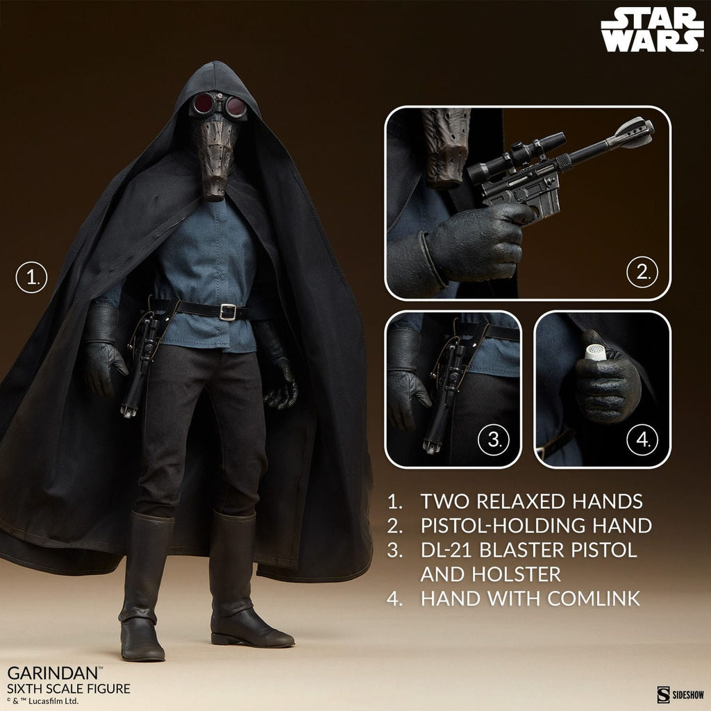 Imagen del producto Star Wars Episodio IV Scum & Villainy Figura de acción 1/6 Garindan 30 cm