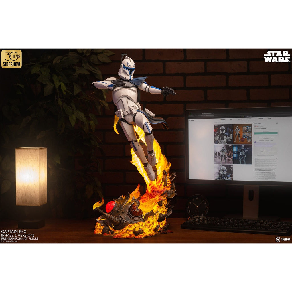 Imagen del producto Star Wars Figura Premium Format Captain Rex (Versión Fase 1) Sideshow Exclusive 68 cm