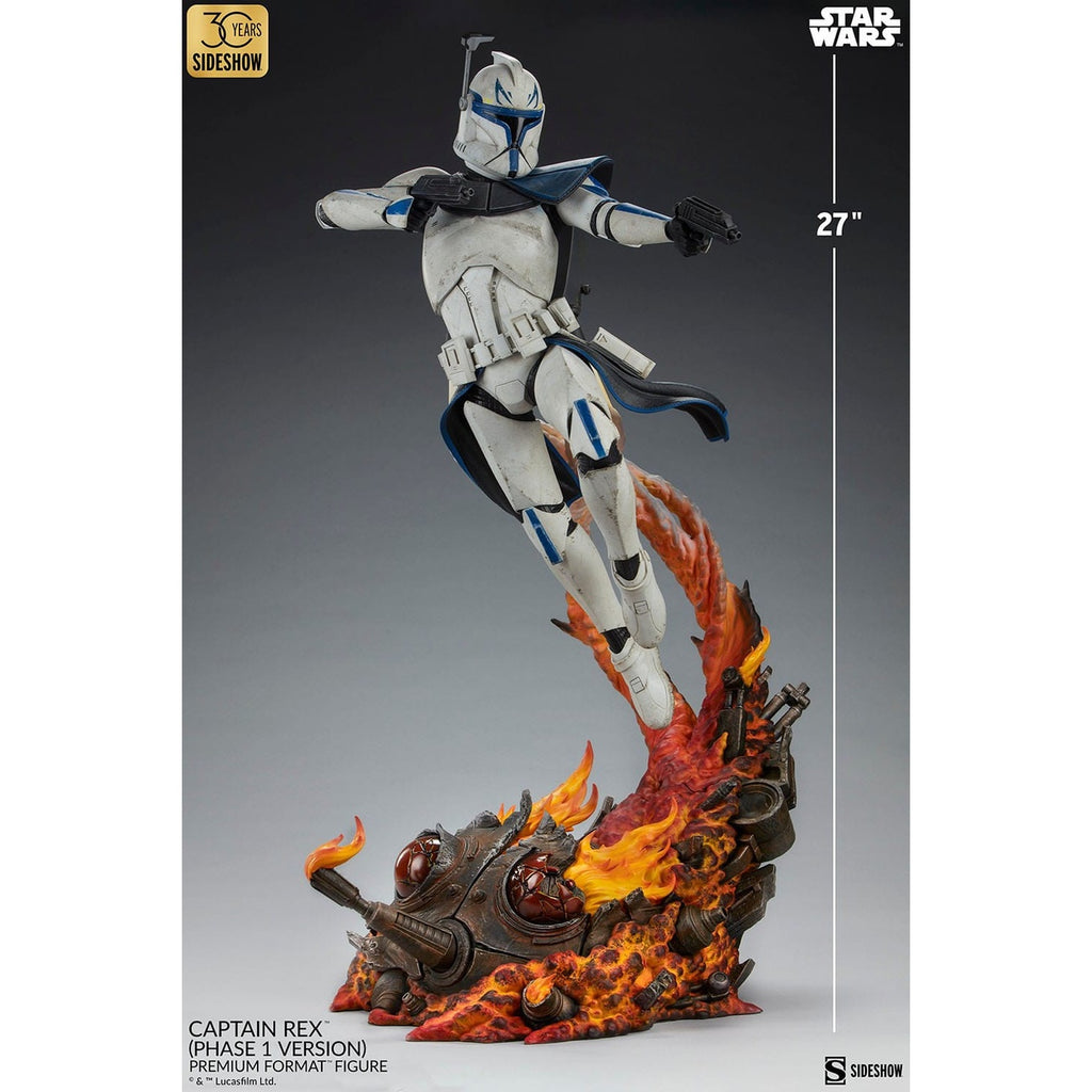 Imagen del producto Star Wars Figura Premium Format Captain Rex (Versión Fase 1) Sideshow Exclusive 68 cm