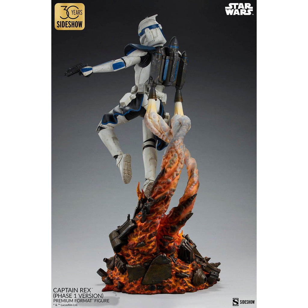 Imagen del producto Star Wars Figura Premium Format Captain Rex (Versión Fase 1) Sideshow Exclusive 68 cm