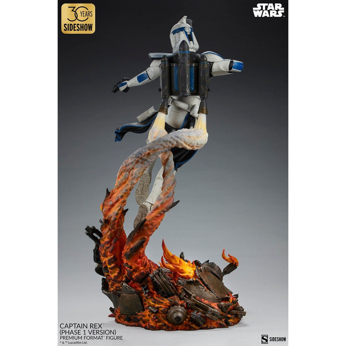 Imagen del producto Star Wars Figura Premium Format Captain Rex (Versión Fase 1) Sideshow Exclusive 68 cm