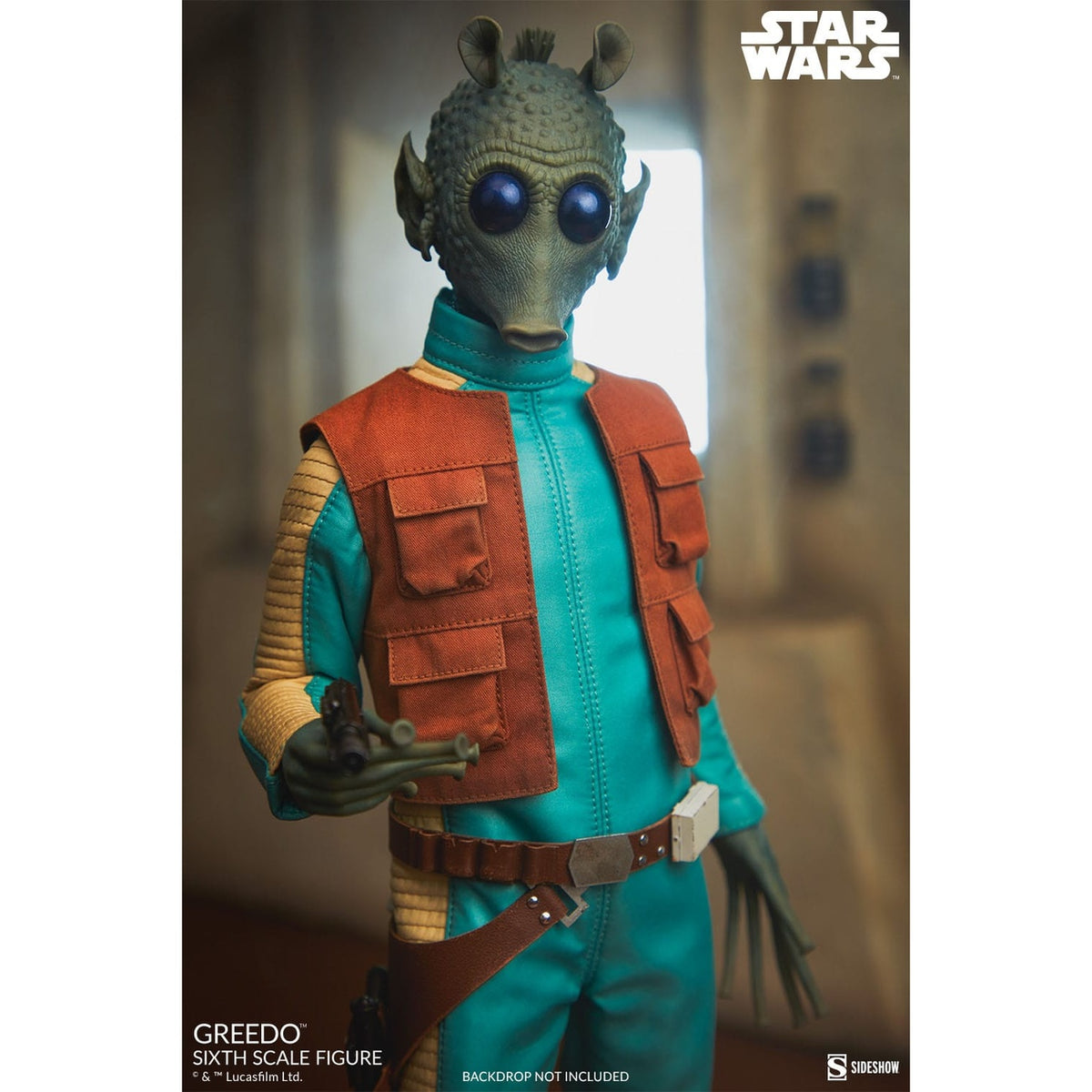 Imagen del producto Star Wars Scum & Villainy Figura de acción 1/6 Greedo 30 cm