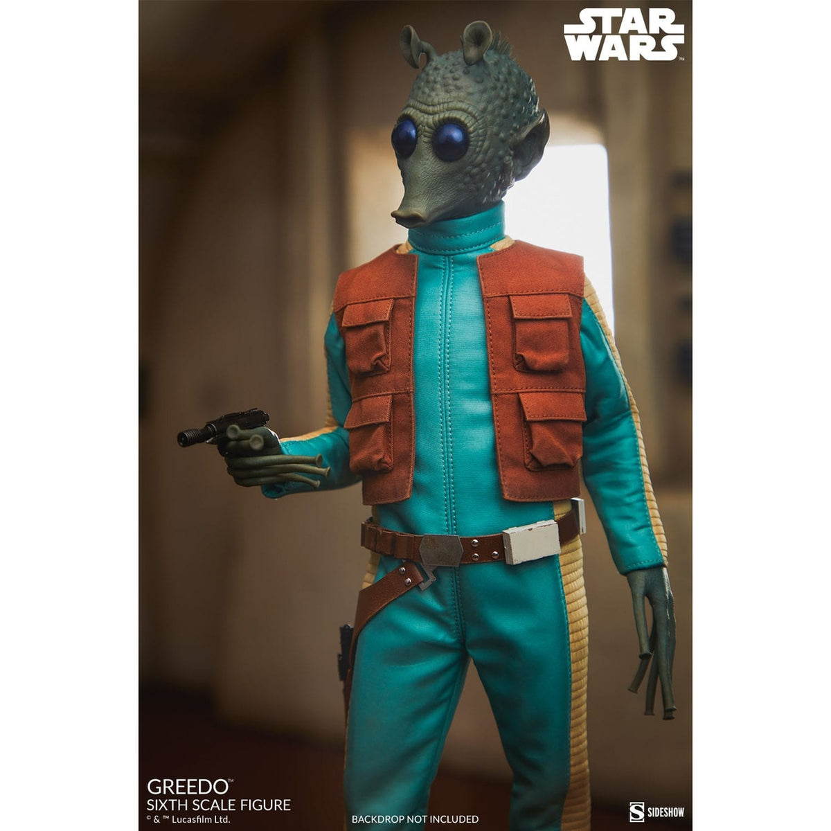Imagen del producto Star Wars Scum & Villainy Figura de acción 1/6 Greedo 30 cm