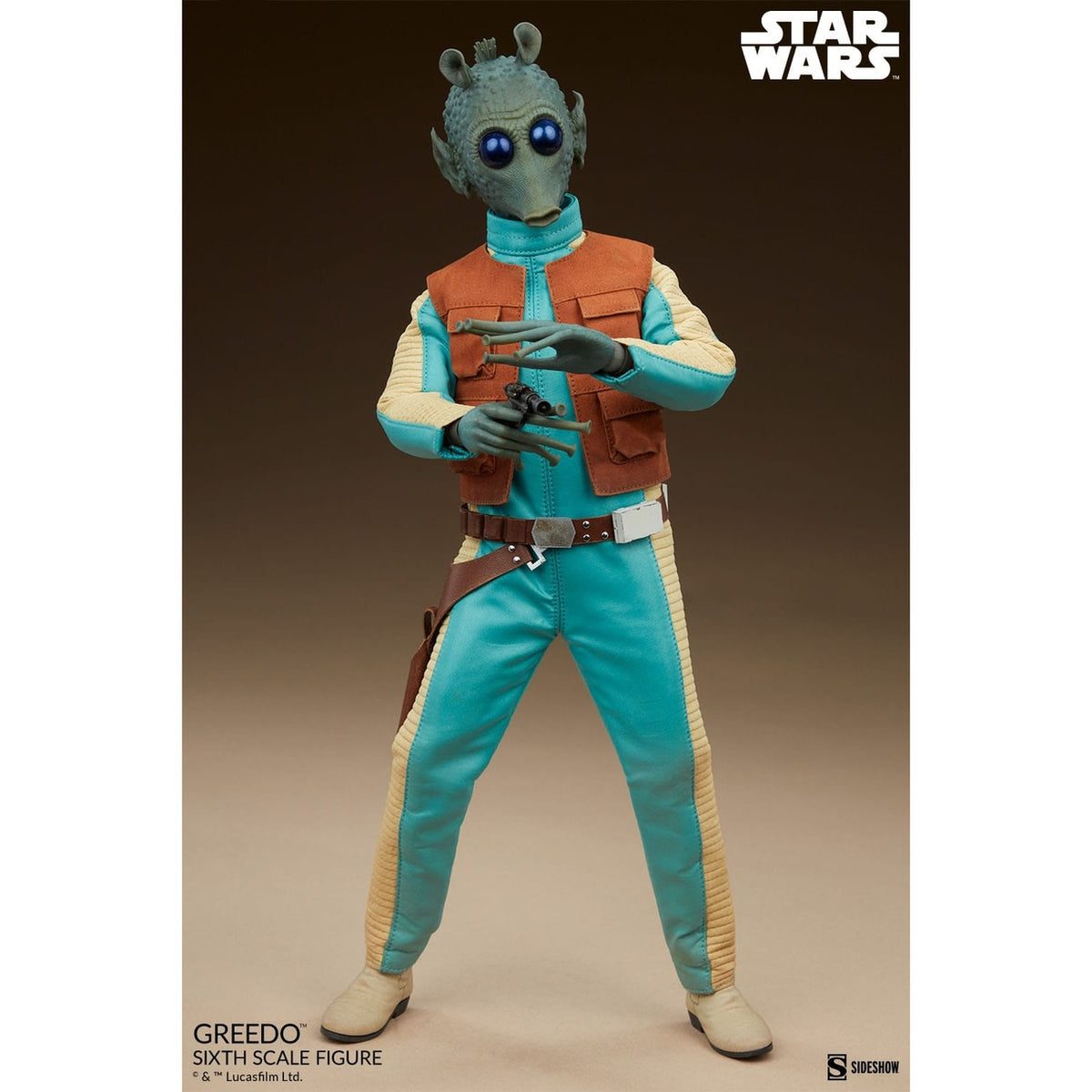 Imagen del producto Star Wars Scum & Villainy Figura de acción 1/6 Greedo 30 cm
