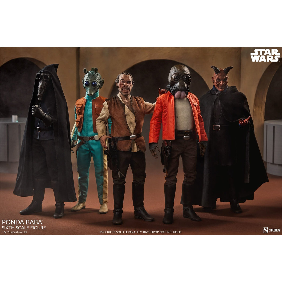 Imagen del producto Star Wars Scum & Villainy Figura de acción 1/6 Ponda Baba 30 cm