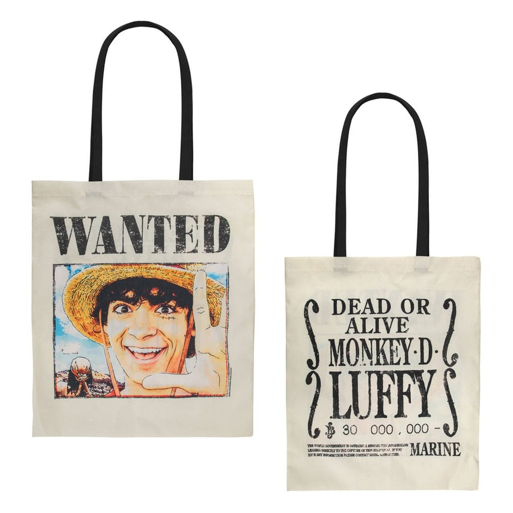 Imagen del producto One Piece Bolsa de tela Wanted Luffy