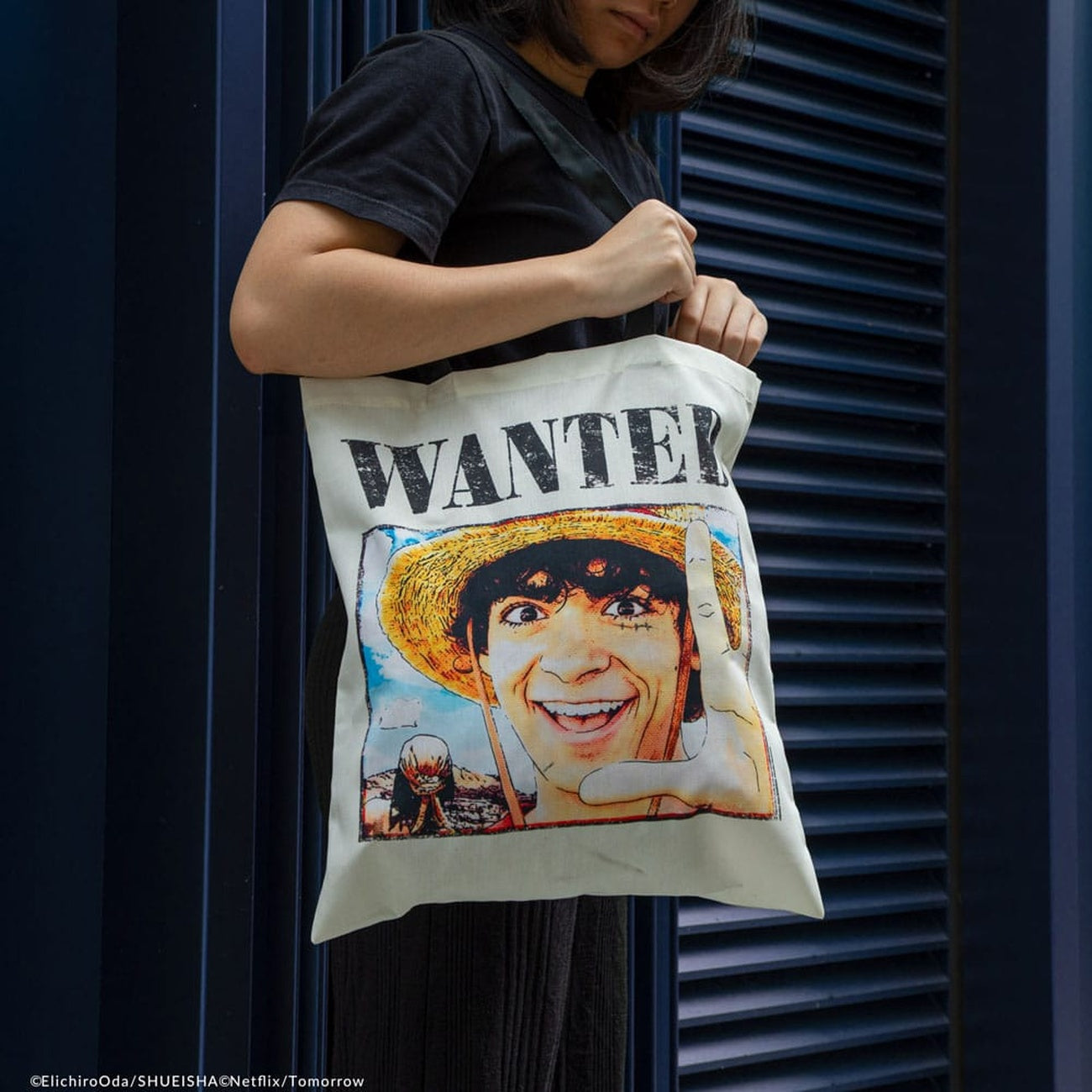 Imagen del producto One Piece Bolsa de tela Wanted Luffy