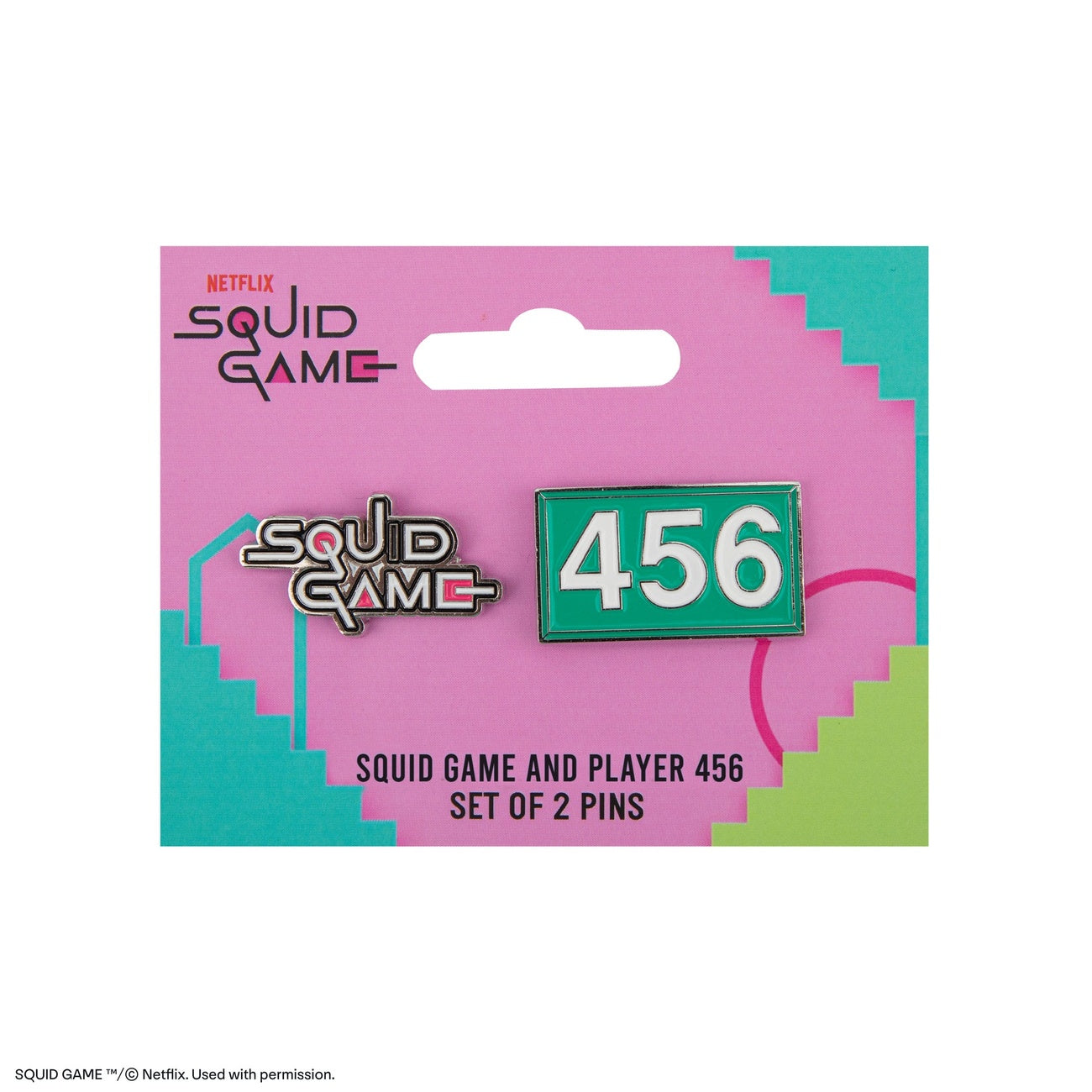 Imagen del producto Squid Game Pins Pack de 2 Squid Game y Jugador 456