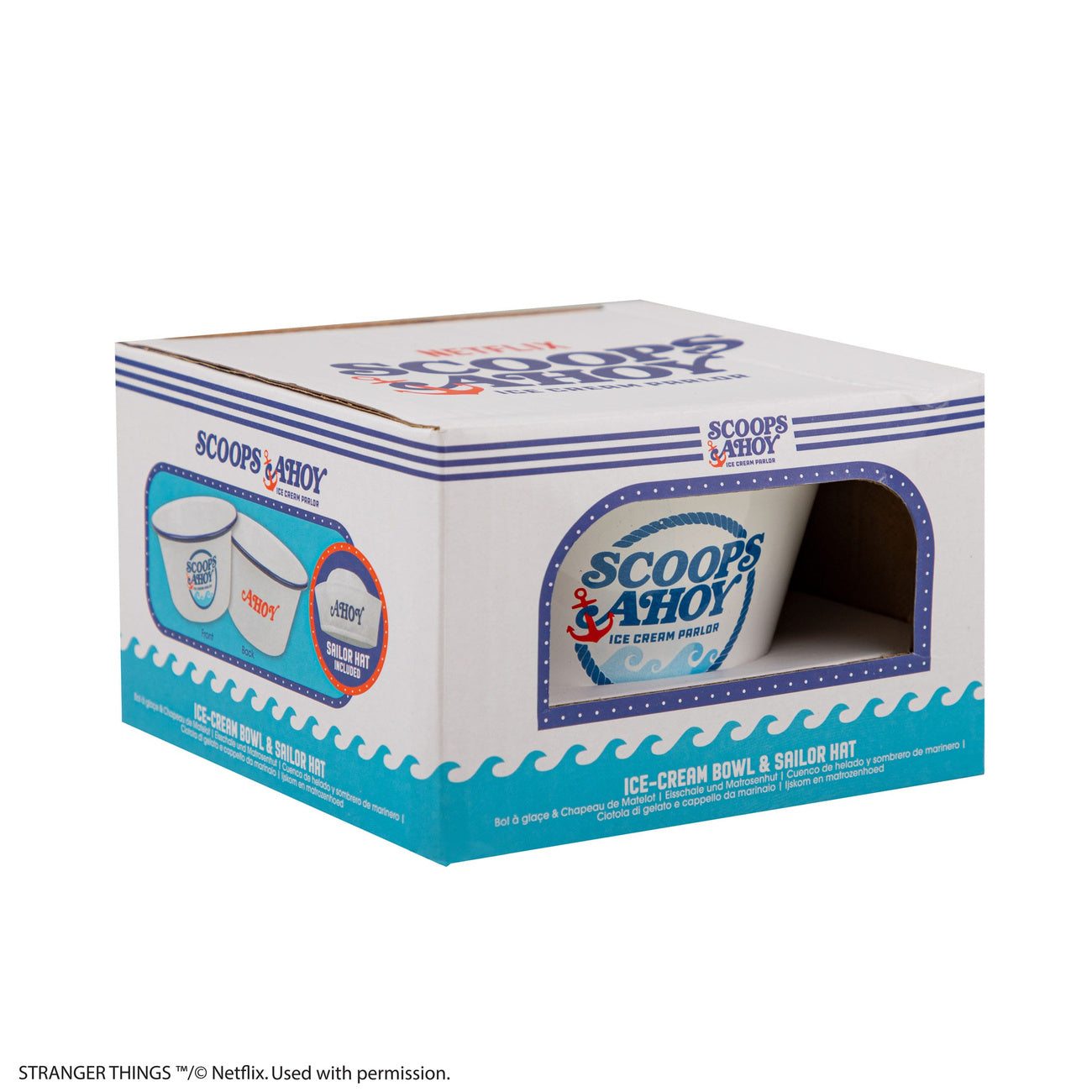 Imagen del producto Stranger Things Cuenco para helado con gorra de marinero Scoops Ahoy