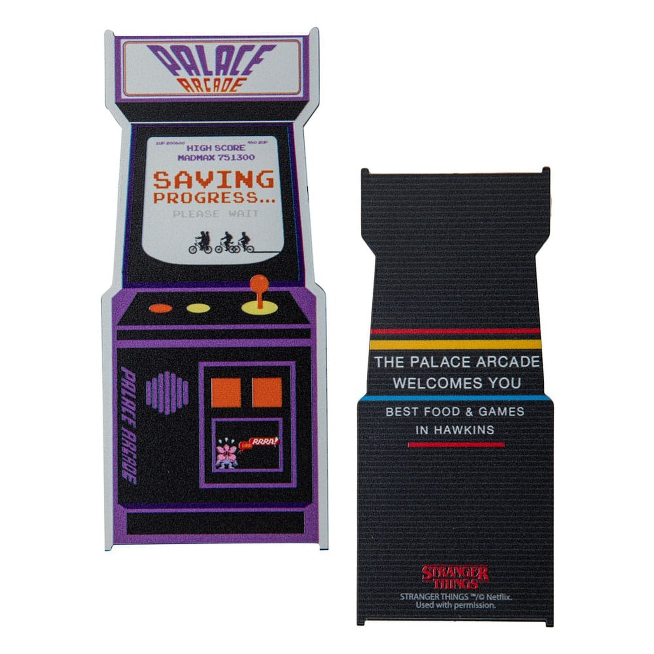 Imagen del producto Stranger Things Marcapáginas Arcade metal
