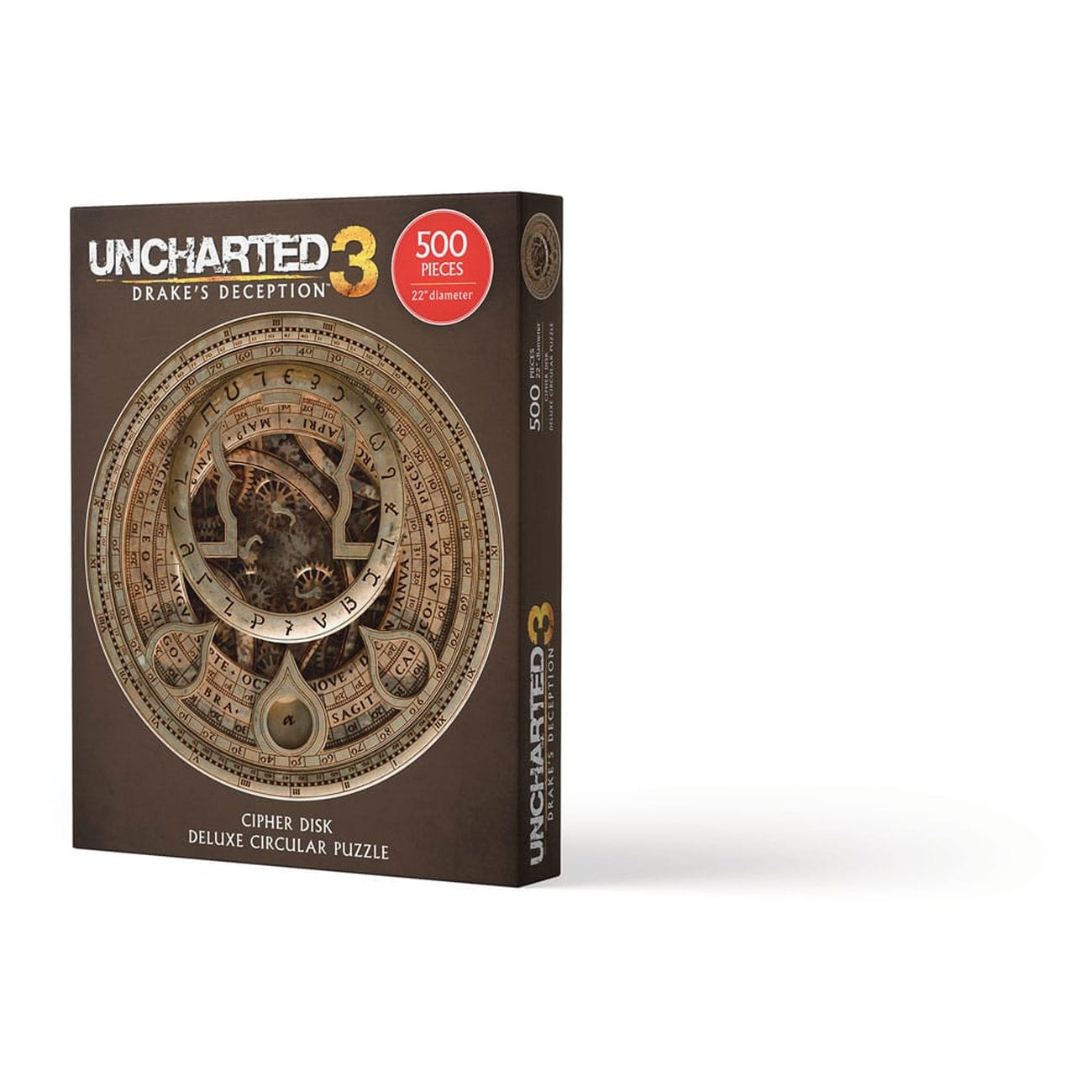 Imagen del producto Uncharted Rompecabezas Disco Cifrado Circular Deluxe (500 Piezas)