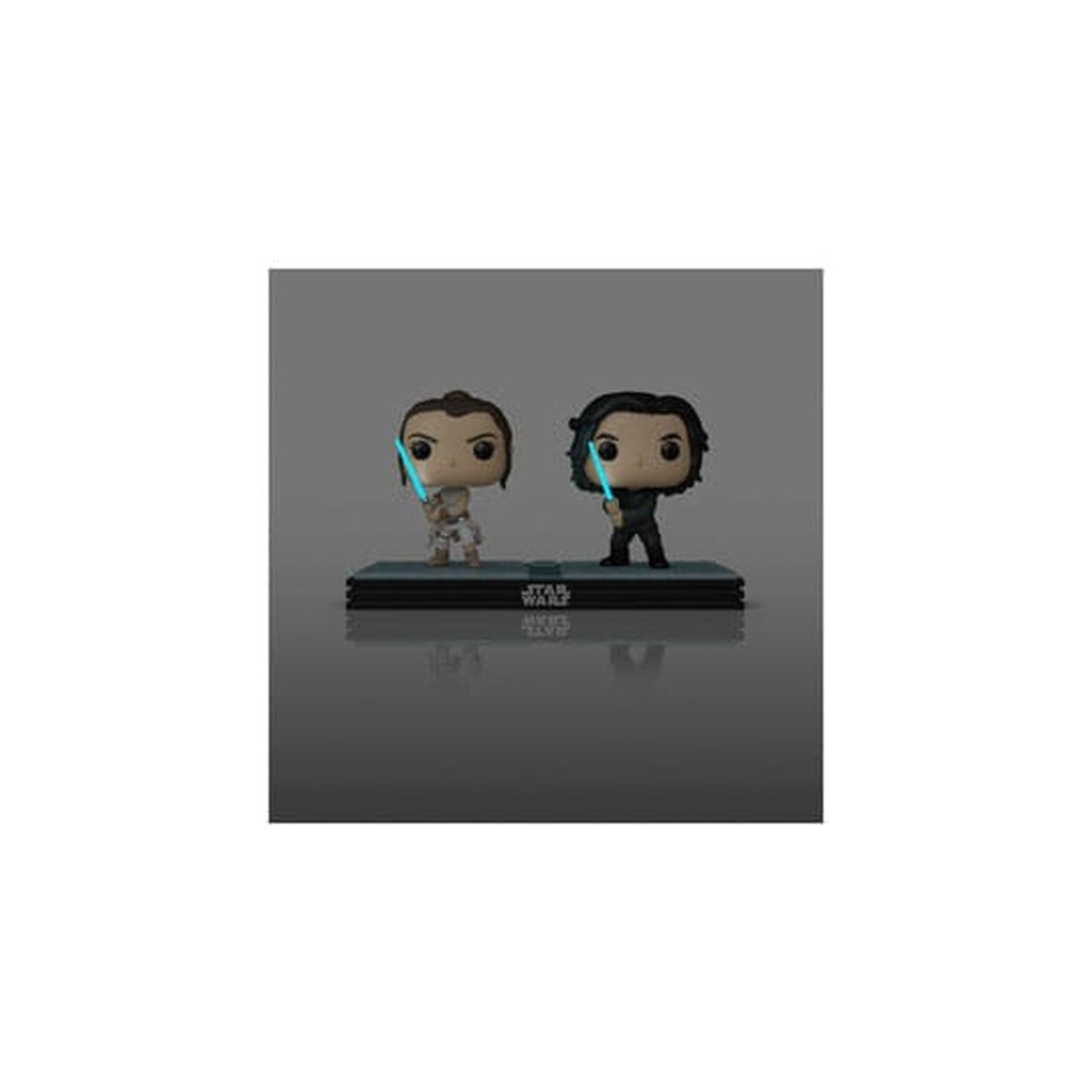 Imagen del producto Star Wars POP! Movie Moments Pack doble de figuras cabezón de vinilo Kylo & Rey 9 cm