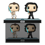 Imagen del producto Star Wars POP! Movie Moments Pack doble de figuras cabezón de vinilo Kylo & Rey 9 cm