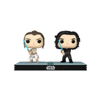 Imagen del producto Star Wars POP! Movie Moments Pack doble de figuras cabezón de vinilo Kylo & Rey 9 cm