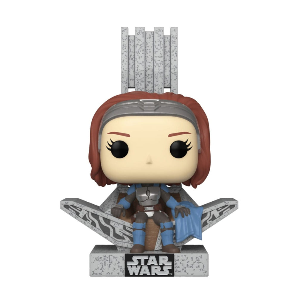 Imagen del producto Star Wars: The Mandalorian Figura POP! Deluxe de vinilo Bo-Katan con Trono 9 cm