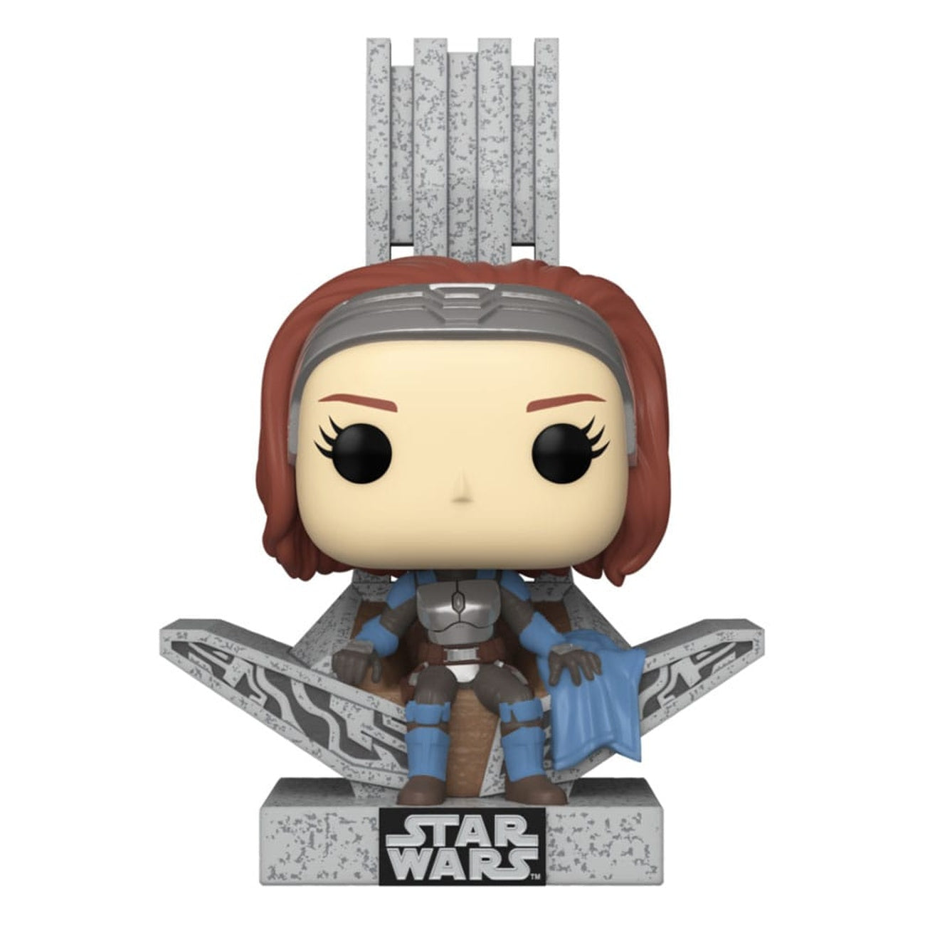 Imagen del producto Star Wars: The Mandalorian Figura POP! Deluxe de vinilo Bo-Katan con Trono 9 cm