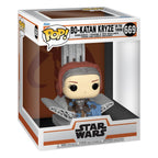 Imagen del producto Star Wars: The Mandalorian Figura POP! Deluxe de vinilo Bo-Katan con Trono 9 cm
