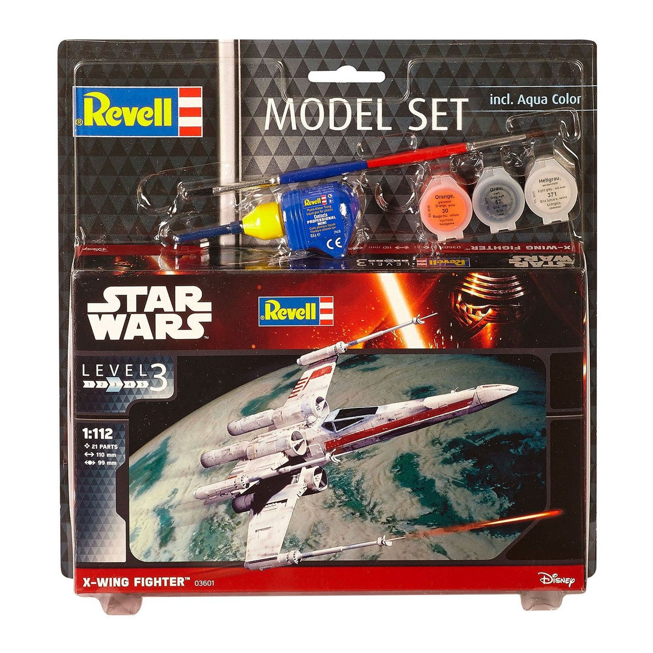 Imagen del producto Star Wars Maqueta 1/112 Model Set X-Wing Fighter 11 cm