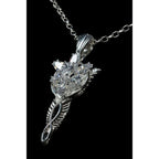 Imagen del producto El Señor de los Anillos Colgante de la Estrella de la Tarde de Arwen con cadena Réplica Plata de Ley