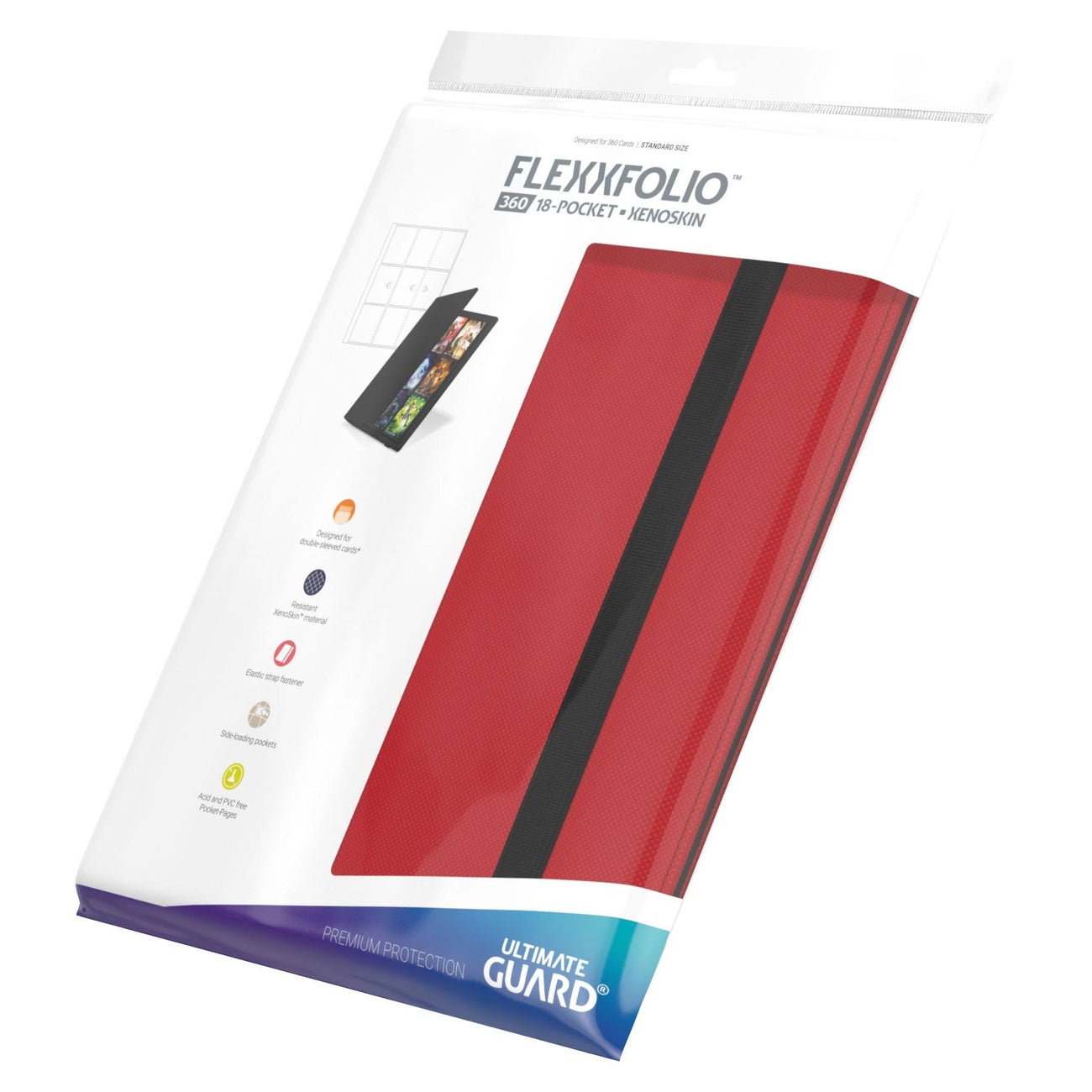 Product image Ultimate Guard Flexxfolio 360 18-Pocket Xenoskin - Red