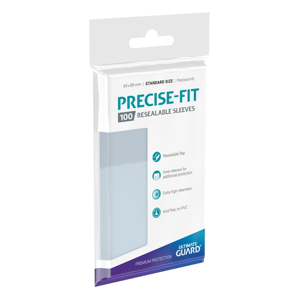 Imagen del producto Ultimate Guard Precise-Fit Sleeves Standard Size (100) - Resealable