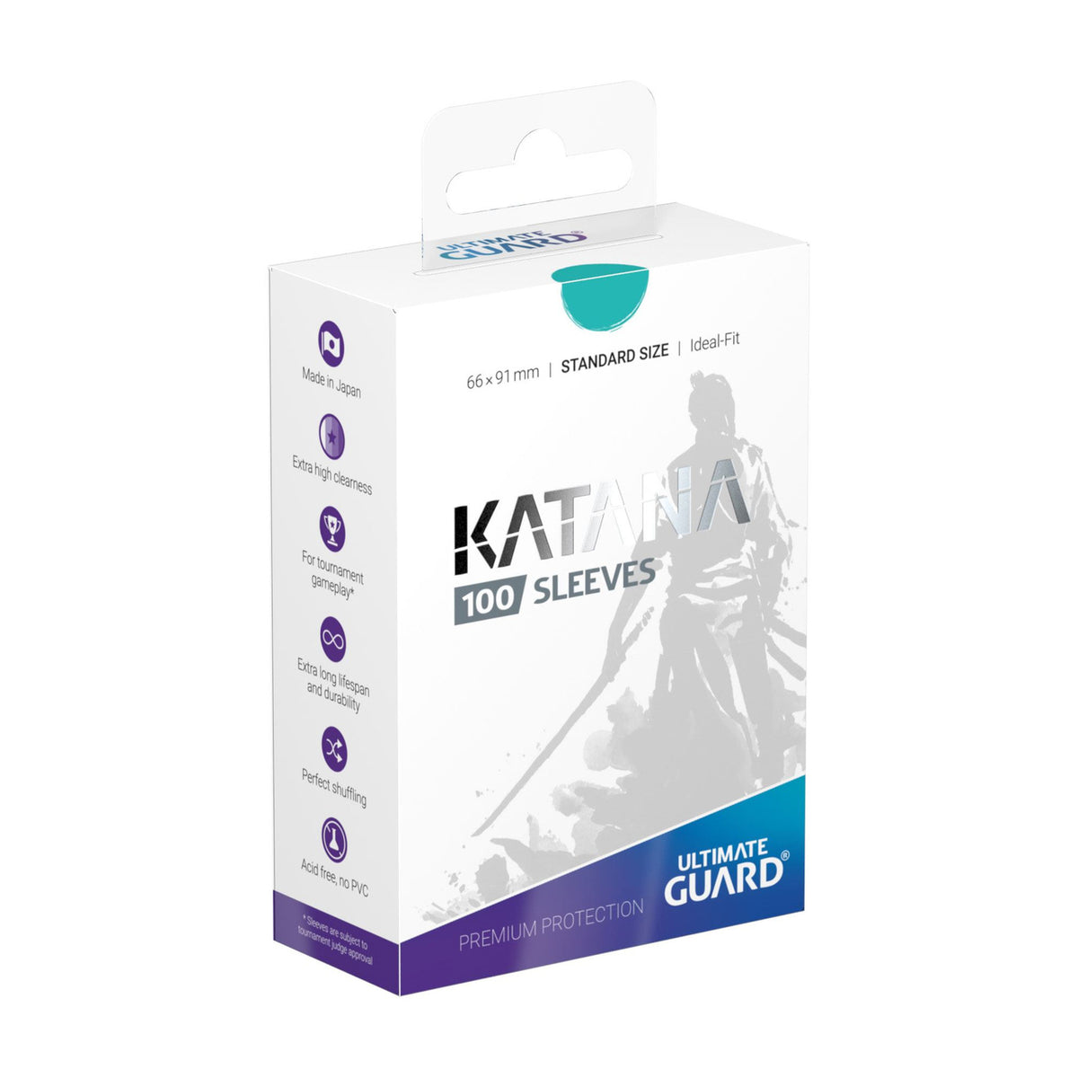 Imagen del producto Ultimate Guard Fundas Katana Tamaño Estándar (100) - Turquesa