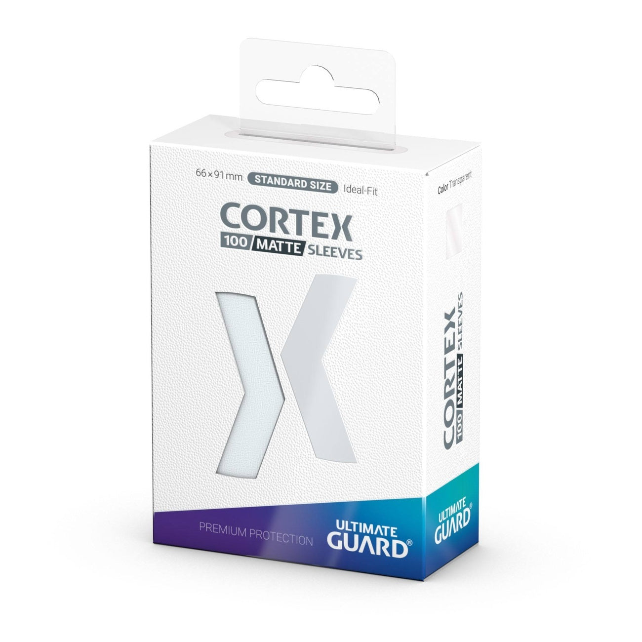 Product image Ultimate Guard Cortex Sleeves Matte Standard Size (100) - Transparent
