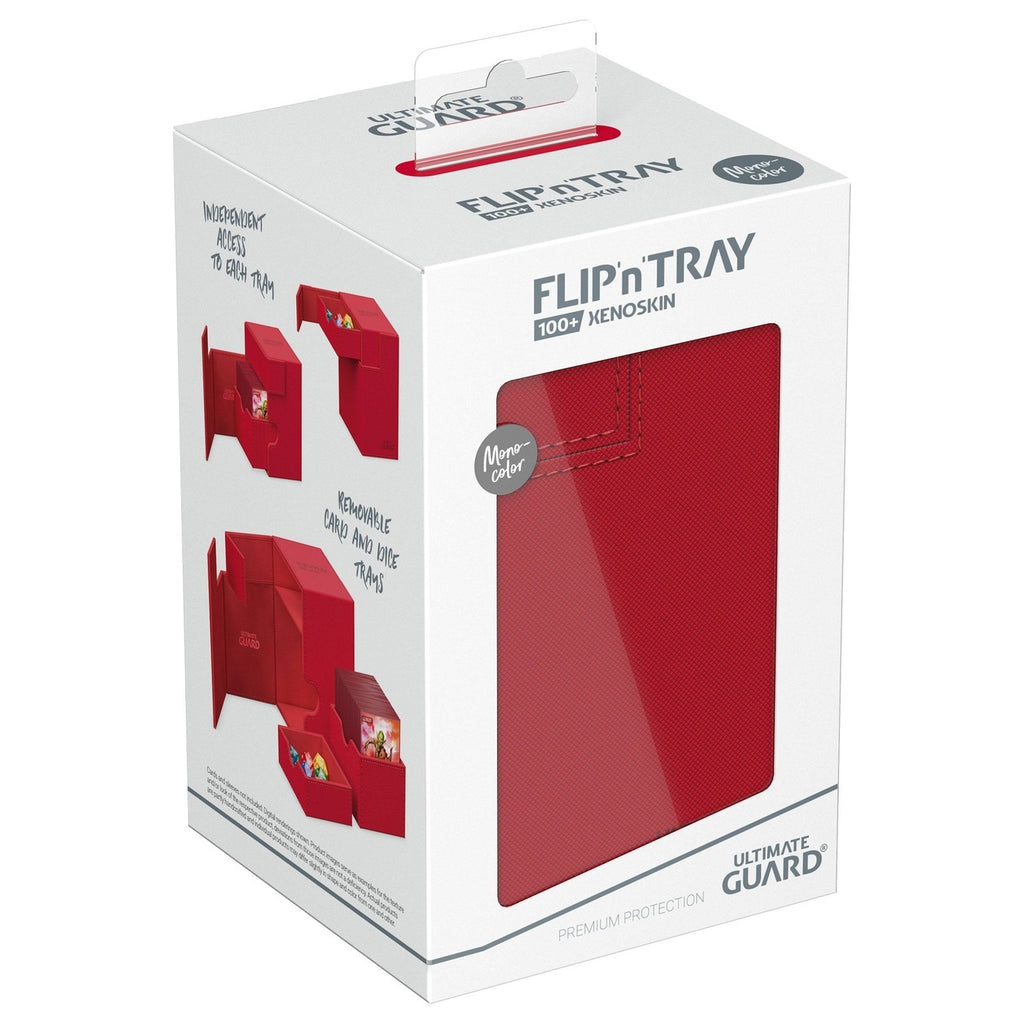 Imagen del producto Ultimate Guard Flip'n'Tray 100+ Xenoskin - Rojo