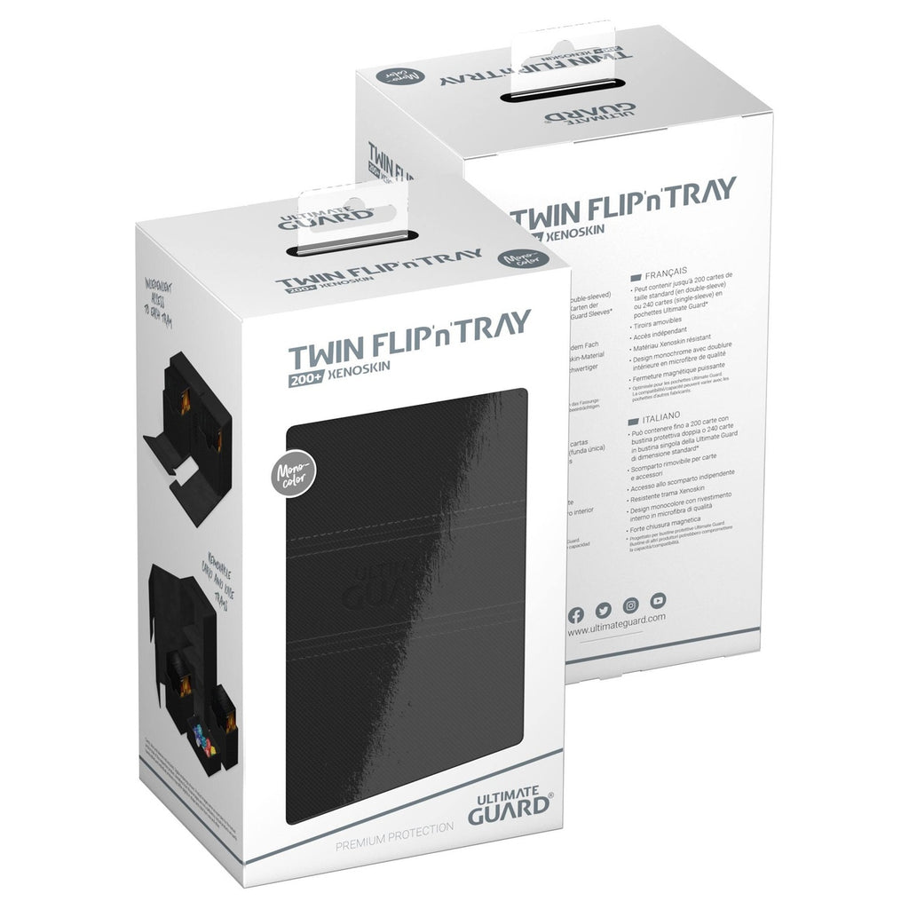 Product image Ultimate Guard Twin Flip'n'Tray 200+ Xenoskin - Black