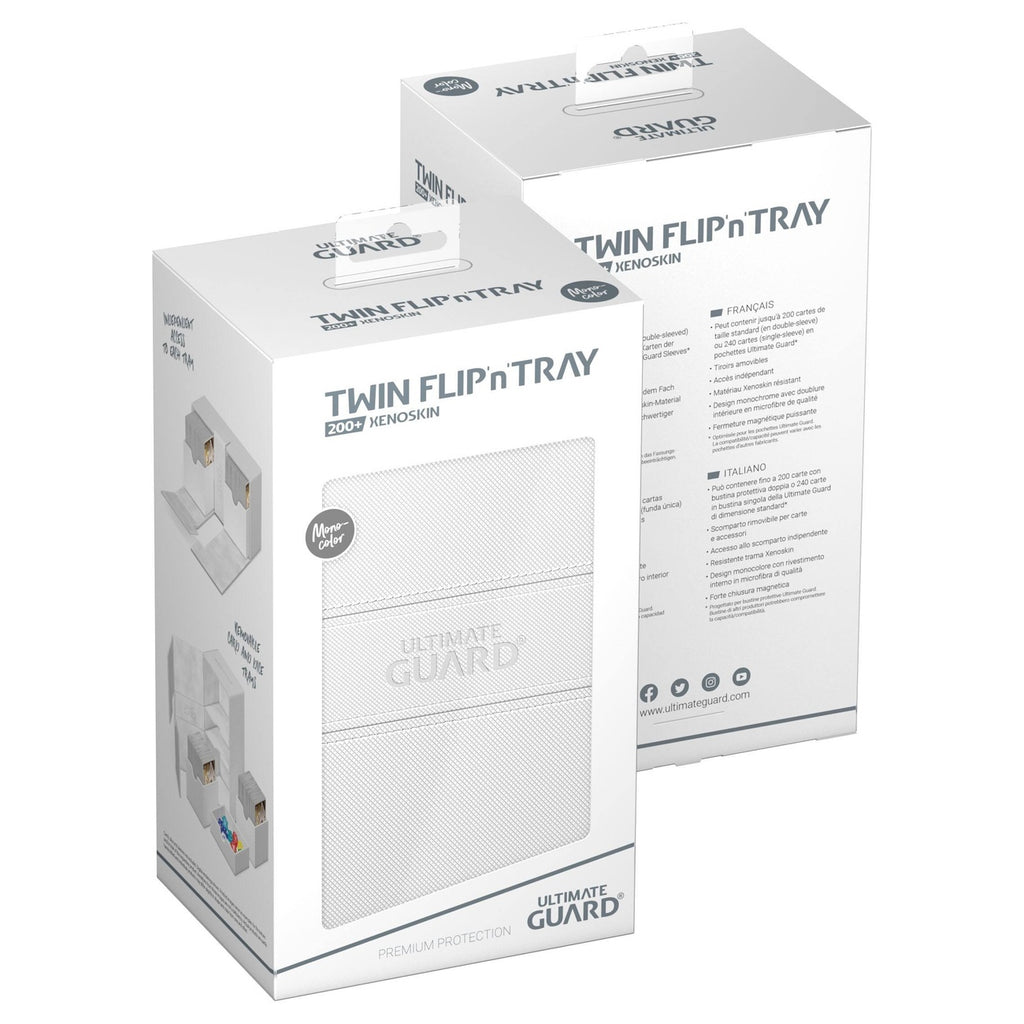 Product image Ultimate Guard Twin Flip'n'Tray 200+ Xenoskin - White